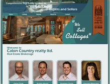 Tablet Screenshot of cabincountry.com